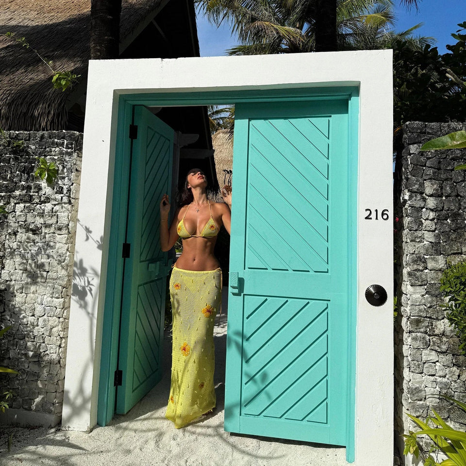 Tropical sally three piece Swimsuit - Wear with style