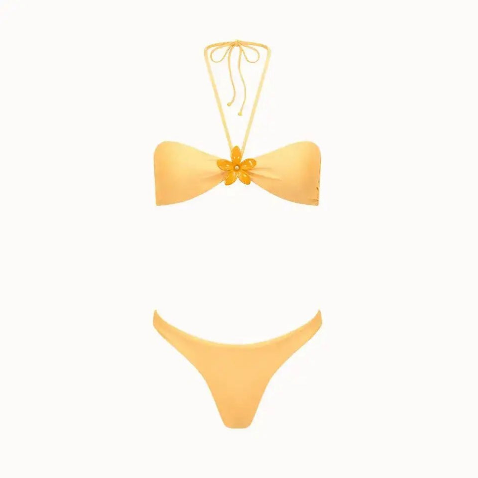 Tropical sally three piece Swimsuit - Wear with style