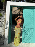 Tropical sally three piece Swimsuit - Wear with style
