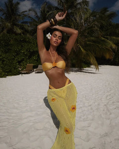 Tropical sally three piece Swimsuit - Wear with style