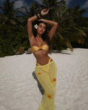 Tropical sally three piece Swimsuit - Wear with style