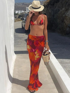 Tropical vibe three Piece swimsuit - Wear with style