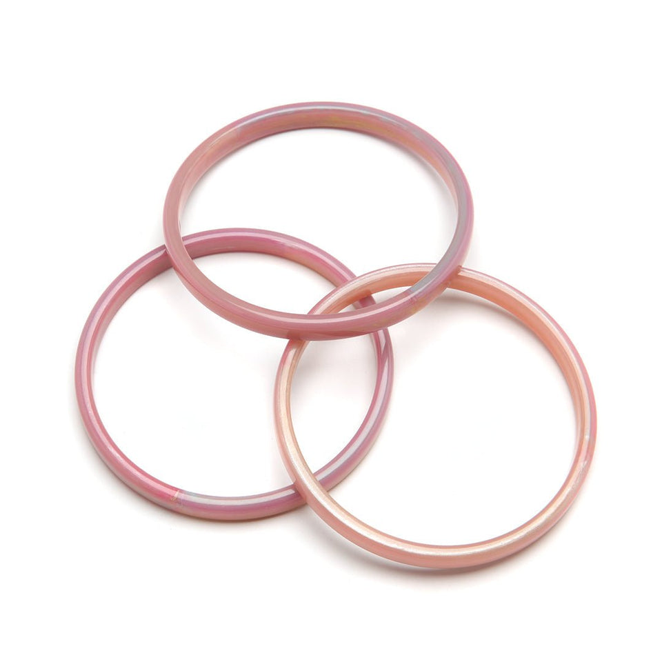 Twiggy Bangle Set of 3 Flamingo - Wear with style