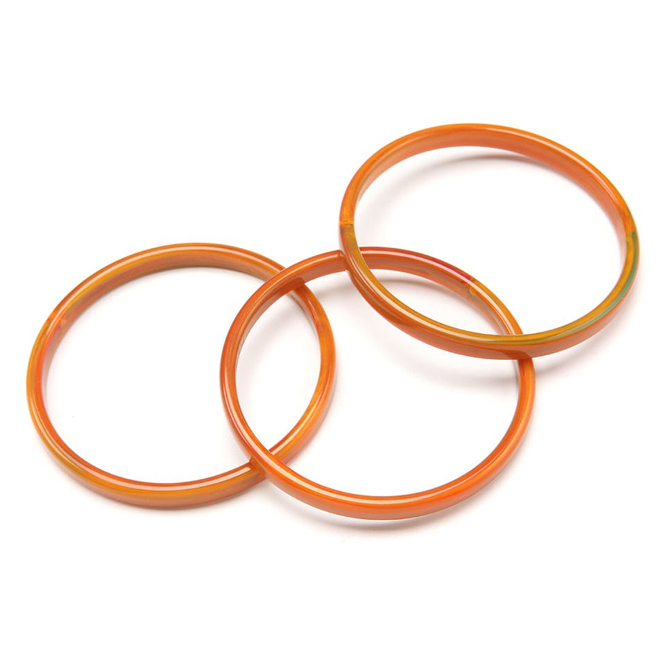 Twiggy Bangle Set of 3 Mango - Wear with style
