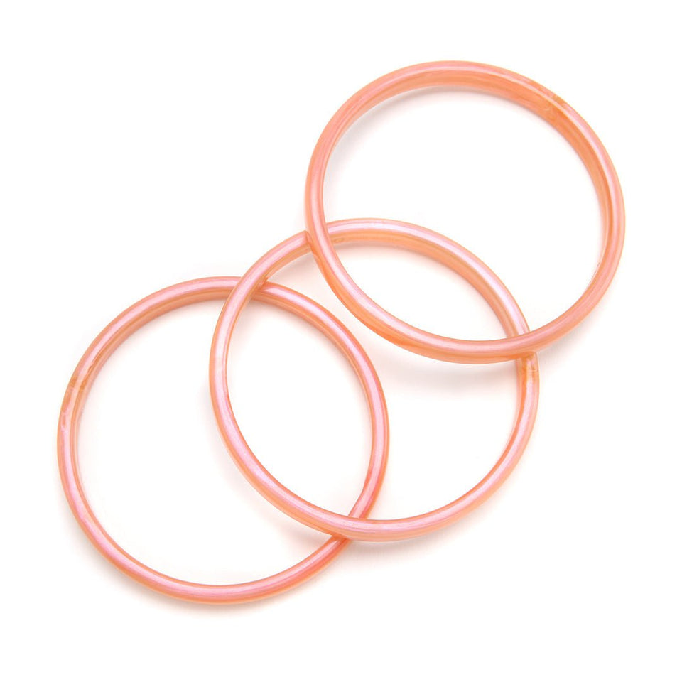 Twiggy Bangle Set of 3 Pink Pearl - Wear with style