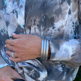 Twiggy Barile Bangle Set of 3 Silver - Wear with style