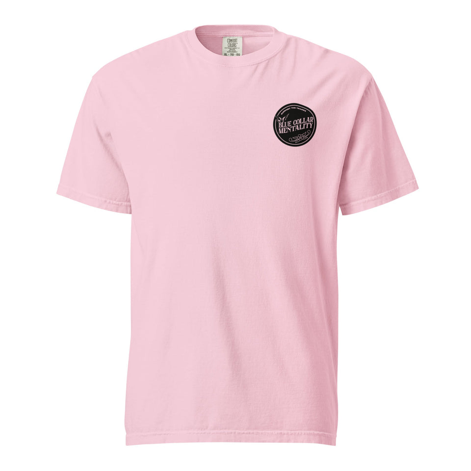 Support Blue collar mentality heavyweight t-shirt