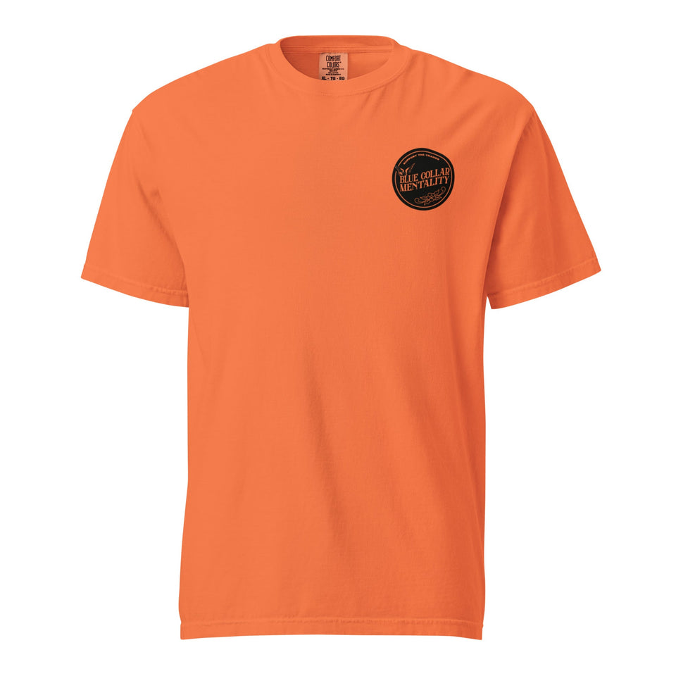 Support Blue collar mentality heavyweight t-shirt