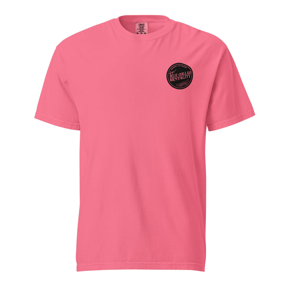 Support Blue collar mentality heavyweight t-shirt