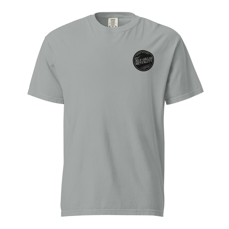 Support Blue collar mentality heavyweight t-shirt