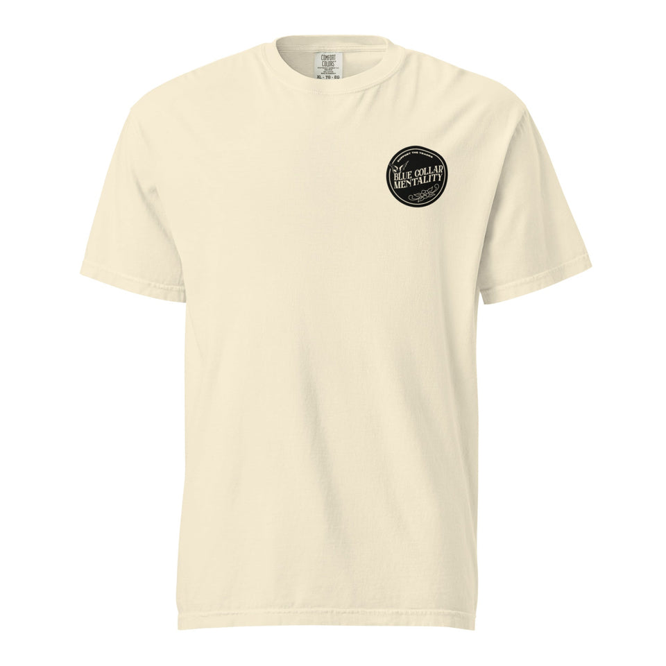 Support Blue collar mentality heavyweight t-shirt