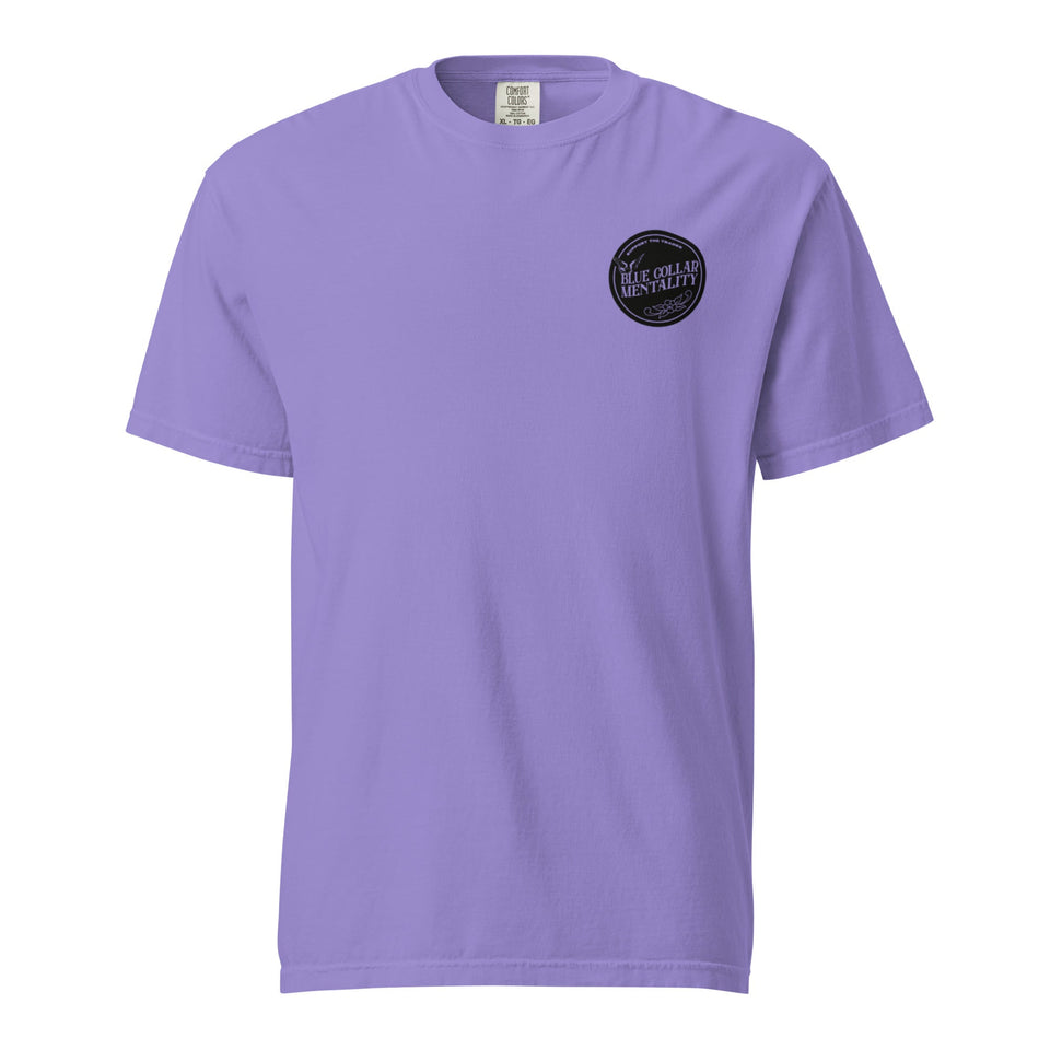 Support Blue collar mentality heavyweight t-shirt
