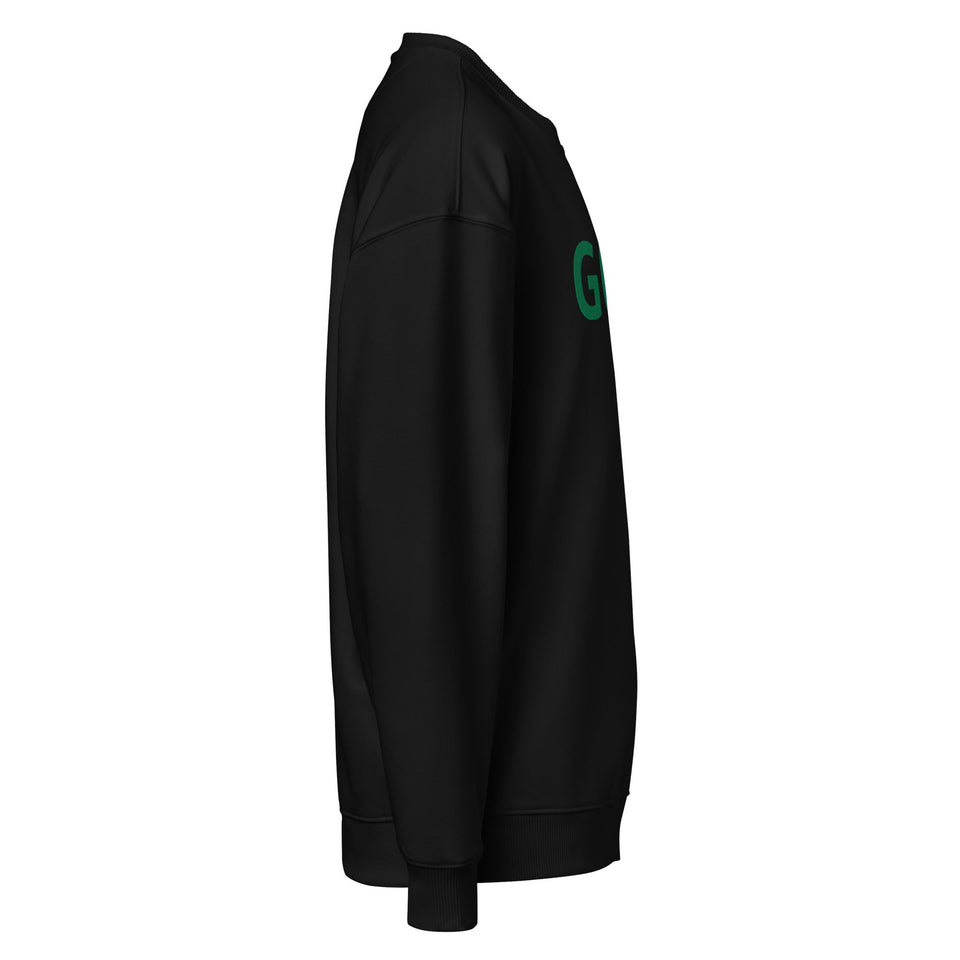 Oversized Embroidered GOLF Sweatshirt – Mulligans & Mimosas Sleeve Detail