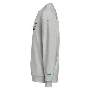 Oversized Embroidered GOLF Sweatshirt – Mulligans & Mimosas Sleeve Detail
