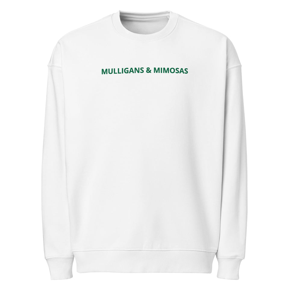 Unisex organic oversized sweatshirt