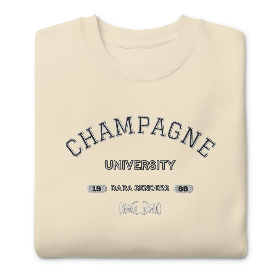 CHAMPAGN CREWNECK SWEATSHIRT