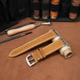 Universal Vintage Leather Band – 20 - 26mm for Apple Watch & Traditional Watches – Italian Cowhide - Wear with style
