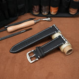 Universal Vintage Leather Band – 20 - 26mm for Apple Watch & Traditional Watches – Italian Cowhide - Wear with style