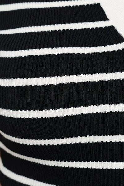 V-Neck Striped Polo Shirt - Wear with style