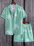 Vacation mood men beach shorts set - Wear with style