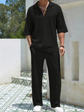 Vacation Summer Men's retro casual pants set - Wear with style