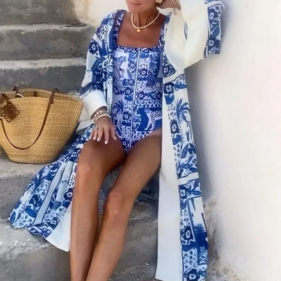 Vacay luxury two piece swimsuit with cover up - Wear with style