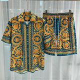 Vintage Luxury two piece beach shorts set - Wear with style