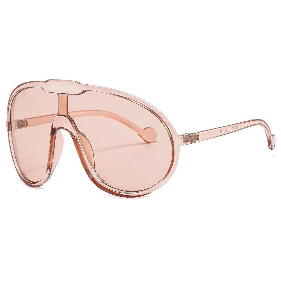 Vintage One Piece Champagne Sunglasses - Wear with style