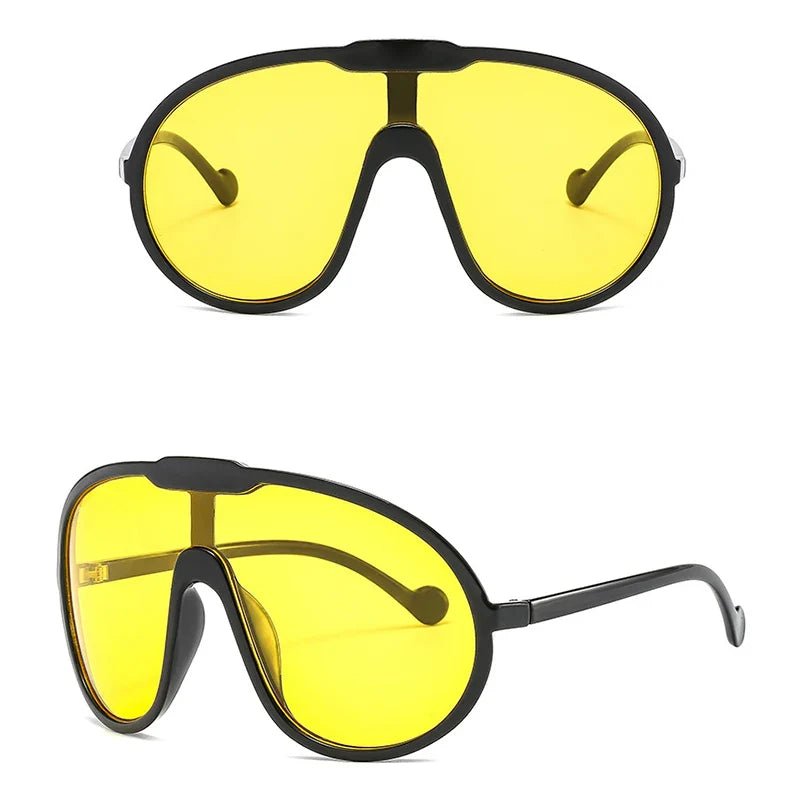 Vintage One Piece Champagne Sunglasses - Wear with style