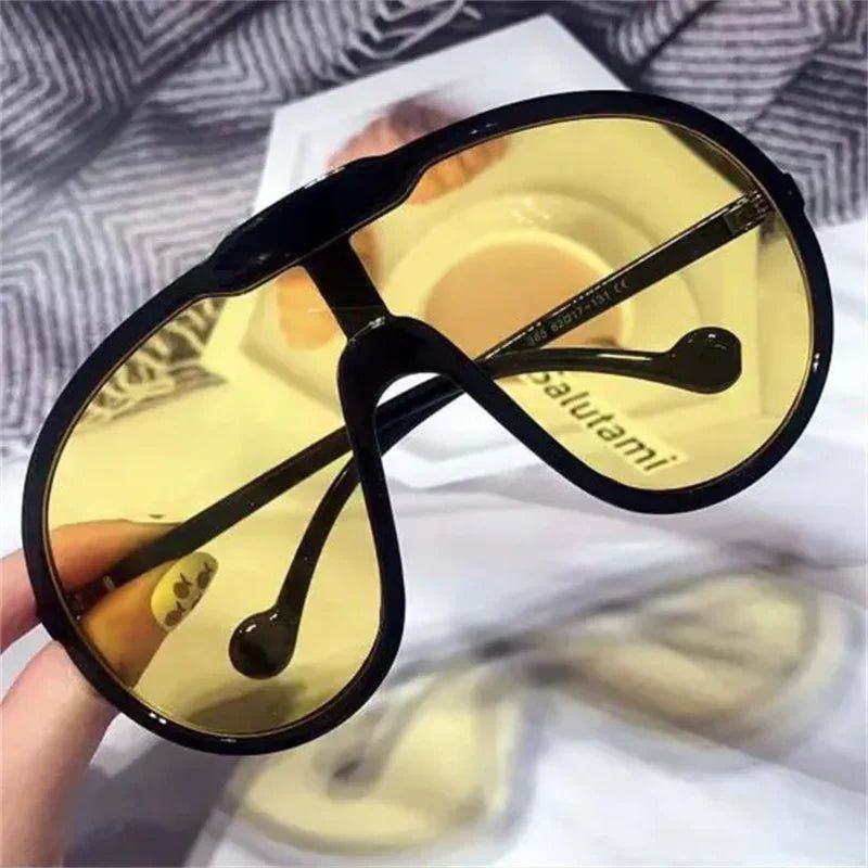 Vintage One Piece Champagne Sunglasses - Wear with style