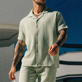 Vintage ShortsTwo Piece Men's Summer Beach Style set - Wear with style