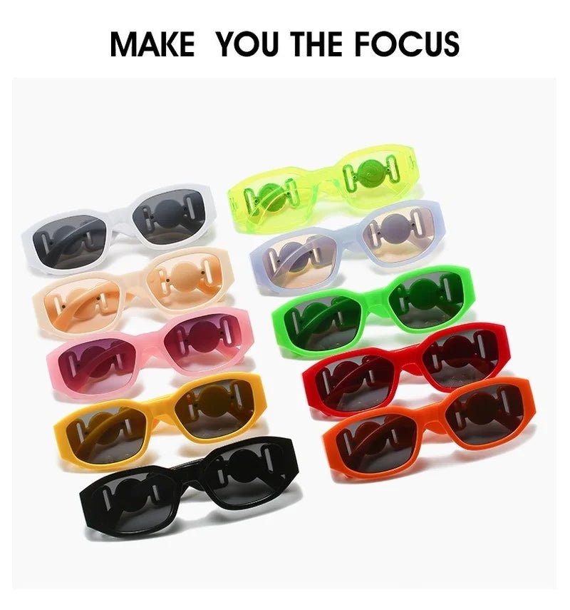 Vintage Small Rectangle Sunglasses - Wear with style