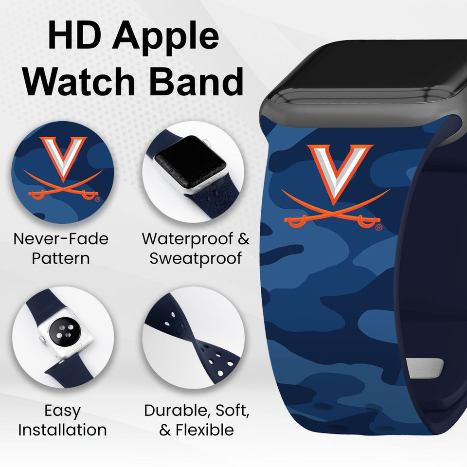 Virginia Cavaliers HD Apple Watch Band - Wear with style