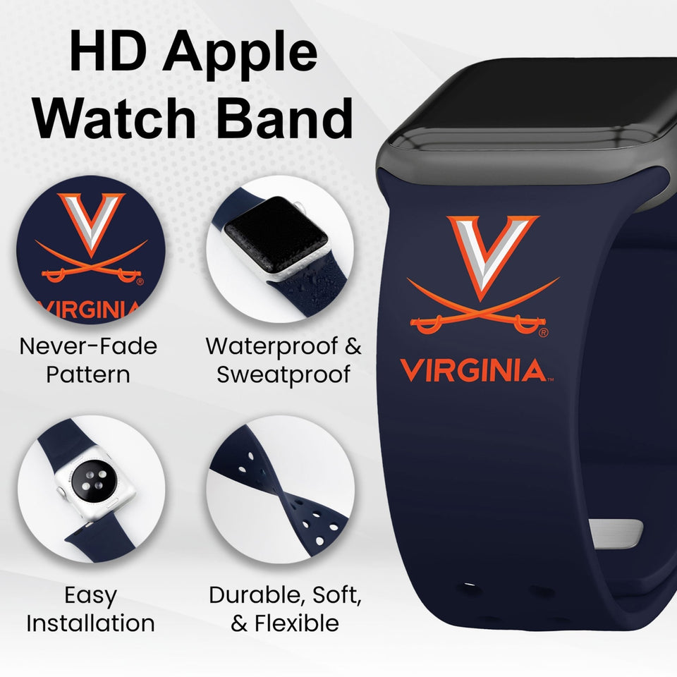 Virginia Cavaliers HD Apple Watch Band - Wear with style