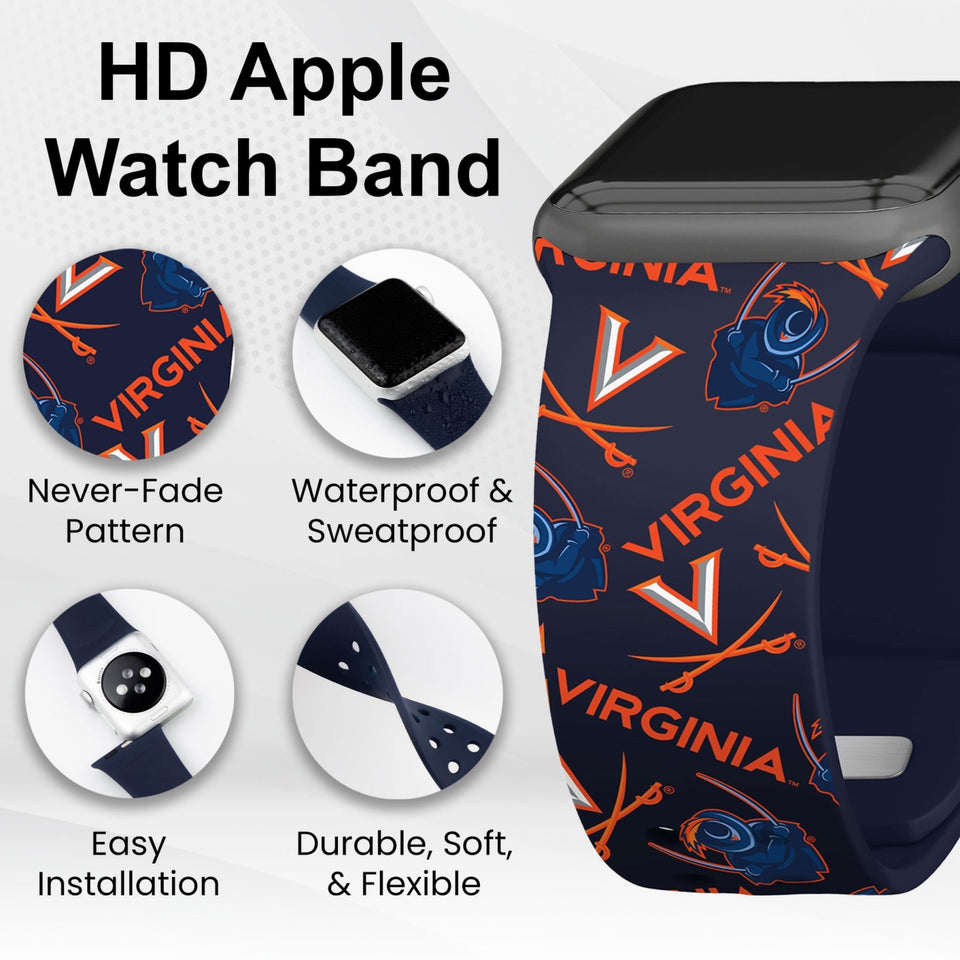 Virginia Cavaliers HD Apple Watch Band - Wear with style