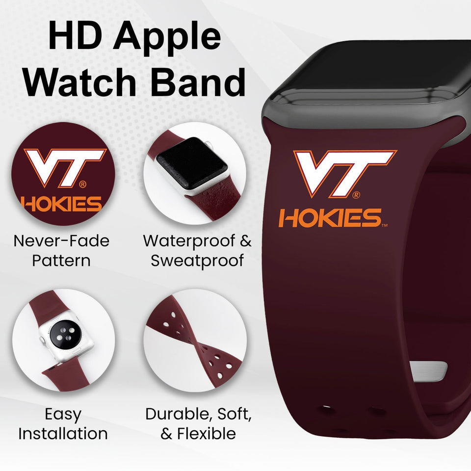 Virginia Tech Hokies HD Apple Watch Band - Wear with style