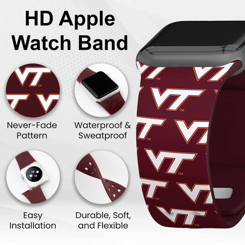 Virginia Tech Hokies HD Apple Watch Band - Wear with style
