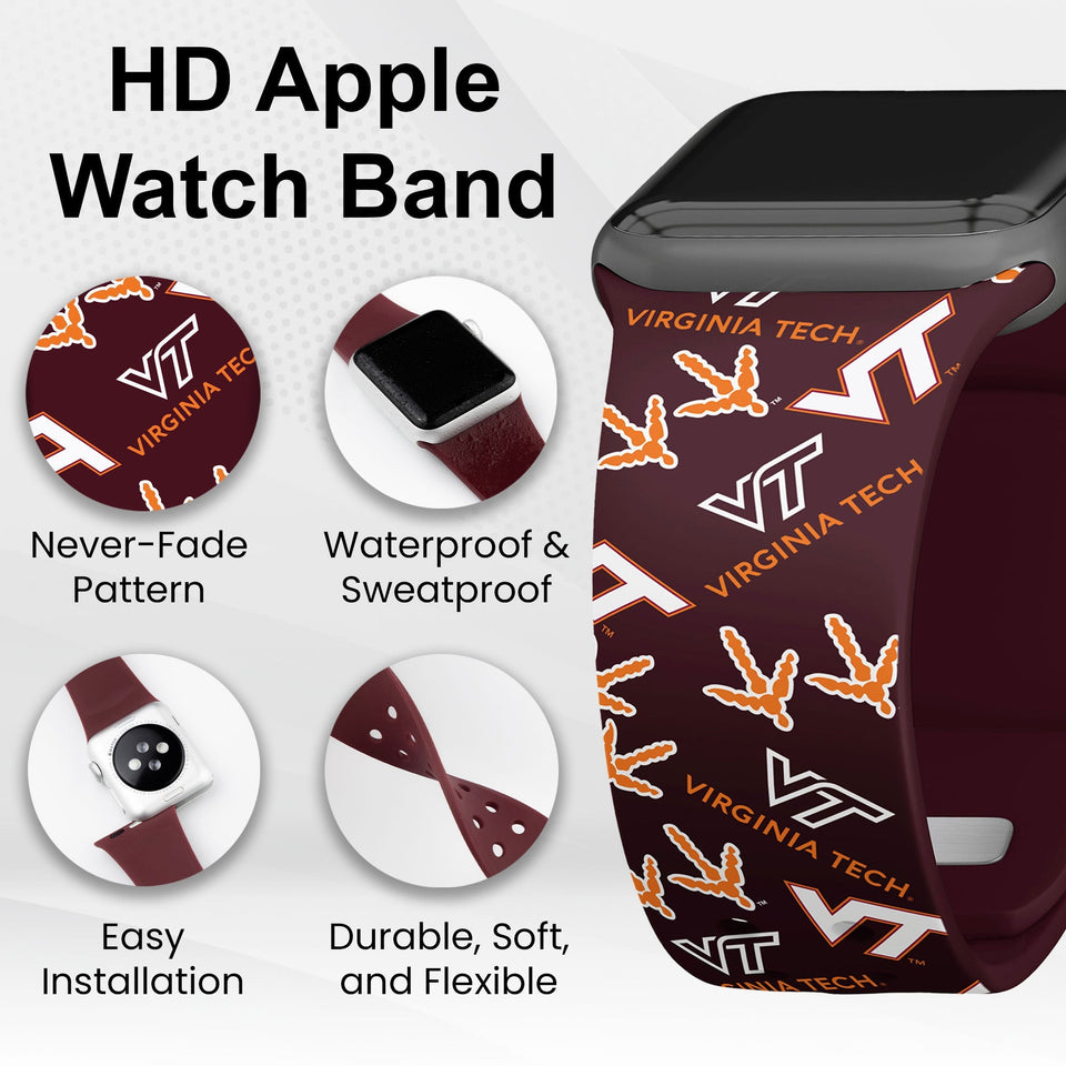 Virginia Tech Hokies HD Apple Watch Band - Wear with style