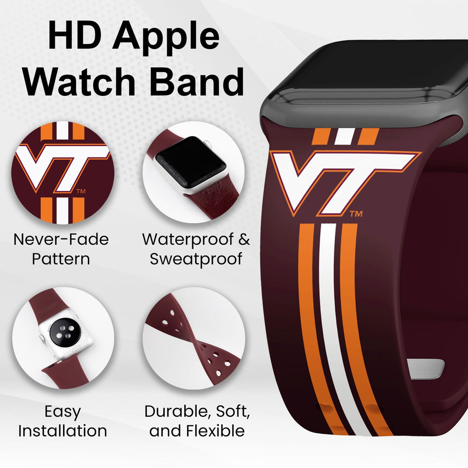 Virginia Tech Hokies HD Apple Watch Band - Wear with style