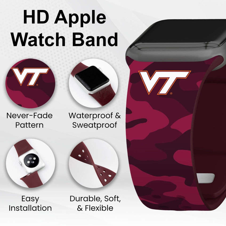 Virginia Tech Hokies HD Apple Watch Band - Wear with style