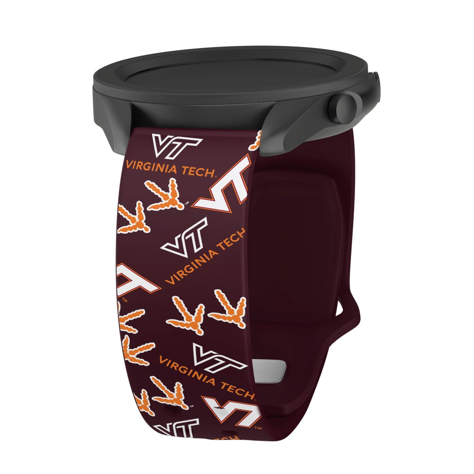 Virginia Tech Hokies HD Watchband for Samsung, Garmin, Fossil, and More for Samsung, Garmin, Fossil, and More - Wear with style