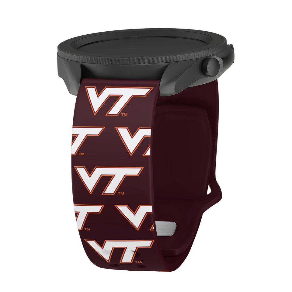 Virginia Tech Hokies HD Watchband for Samsung, Garmin, Fossil, and More for Samsung, Garmin, Fossil, and More - Wear with style