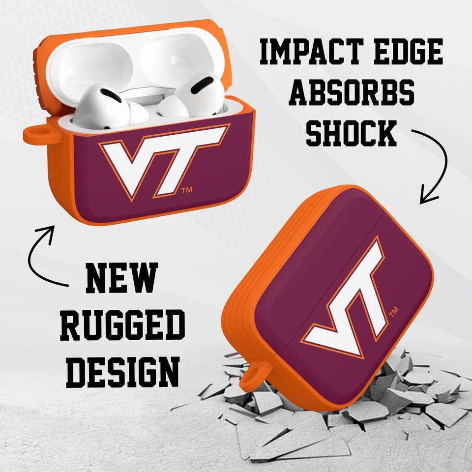 Virginia Tech Hokies HDX AirPods Pro 1 & 2 Case Cover - Wear with style