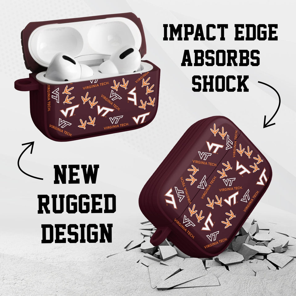 Virginia Tech Hokies HDX AirPods Pro 1 & 2 Case Cover - Wear with style