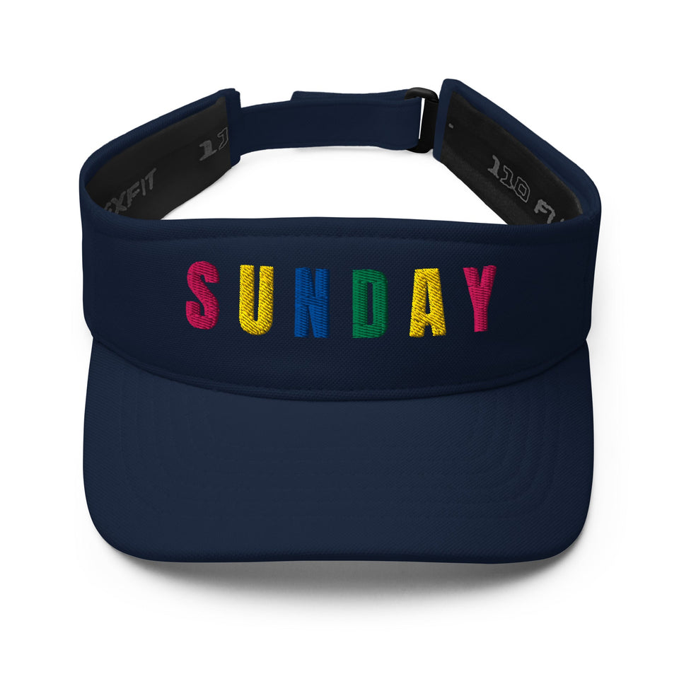 SUNDAY Embroidered Women’s Golf Visor - Birdie Pop Collection