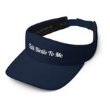 "Talk Birdie To Me" Embroidered Visor
