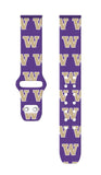 Washington Huskies HD Watchband for Samsung, Garmin, Fossil, and More for Samsung, Garmin, Fossil, and More - Wear with style