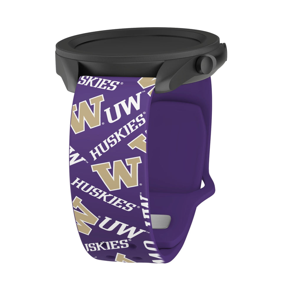 Washington Huskies HD Watchband for Samsung, Garmin, Fossil, and More for Samsung, Garmin, Fossil, and More - Wear with style