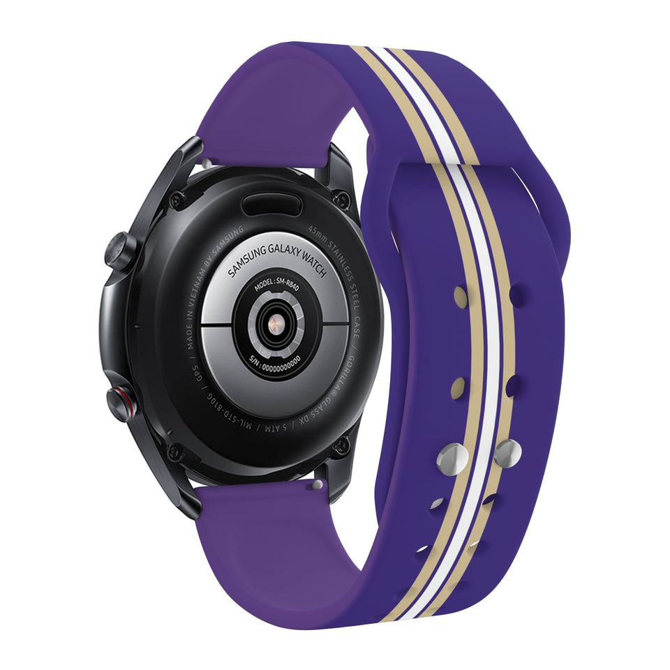Washington Huskies HD Watchband for Samsung, Garmin, Fossil, and More for Samsung, Garmin, Fossil, and More - Wear with style