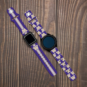 Washington Huskies HD Watchband for Samsung, Garmin, Fossil, and More for Samsung, Garmin, Fossil, and More - Wear with style